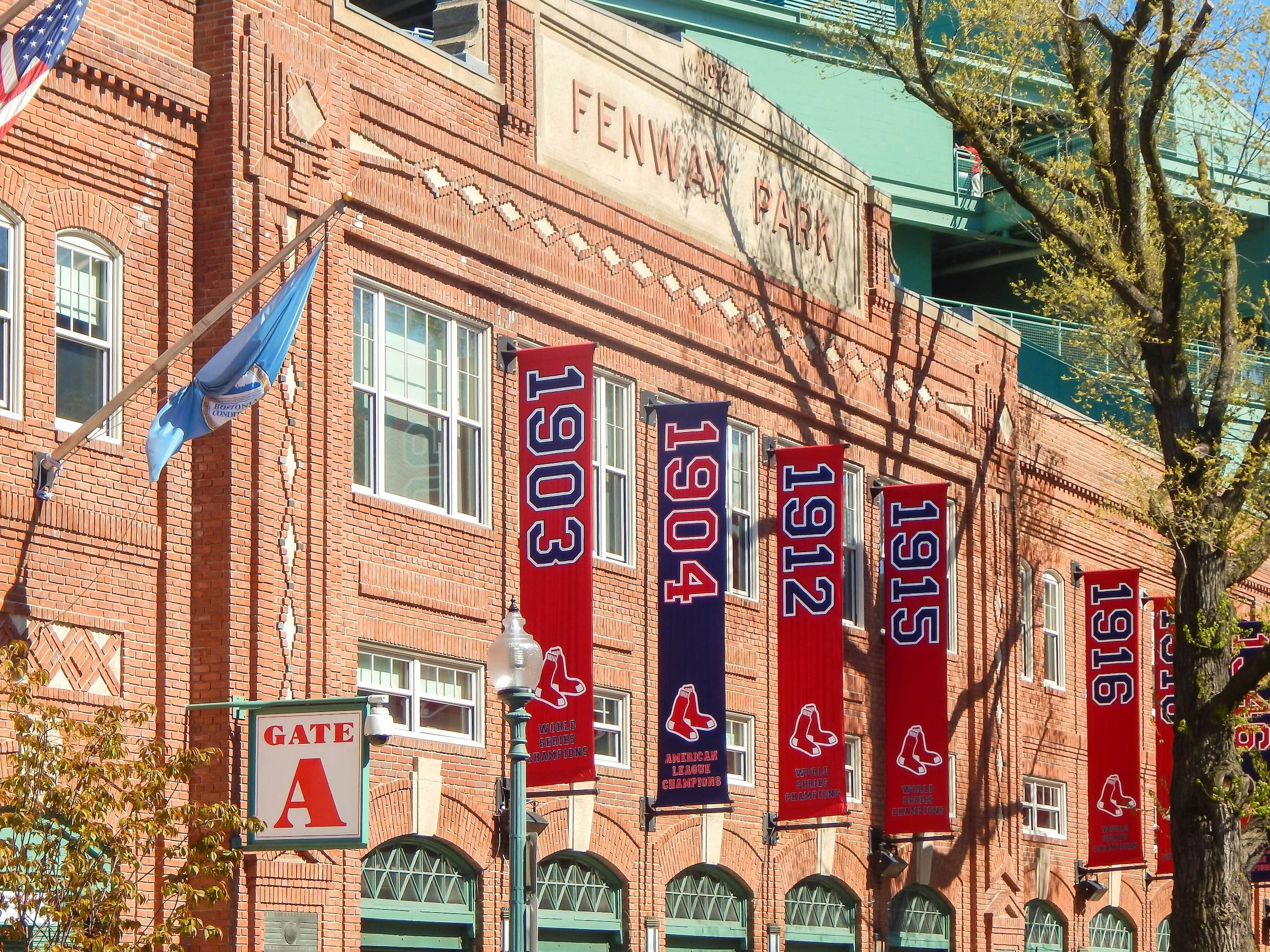 Voyage de baseball à Boston pendant la construction