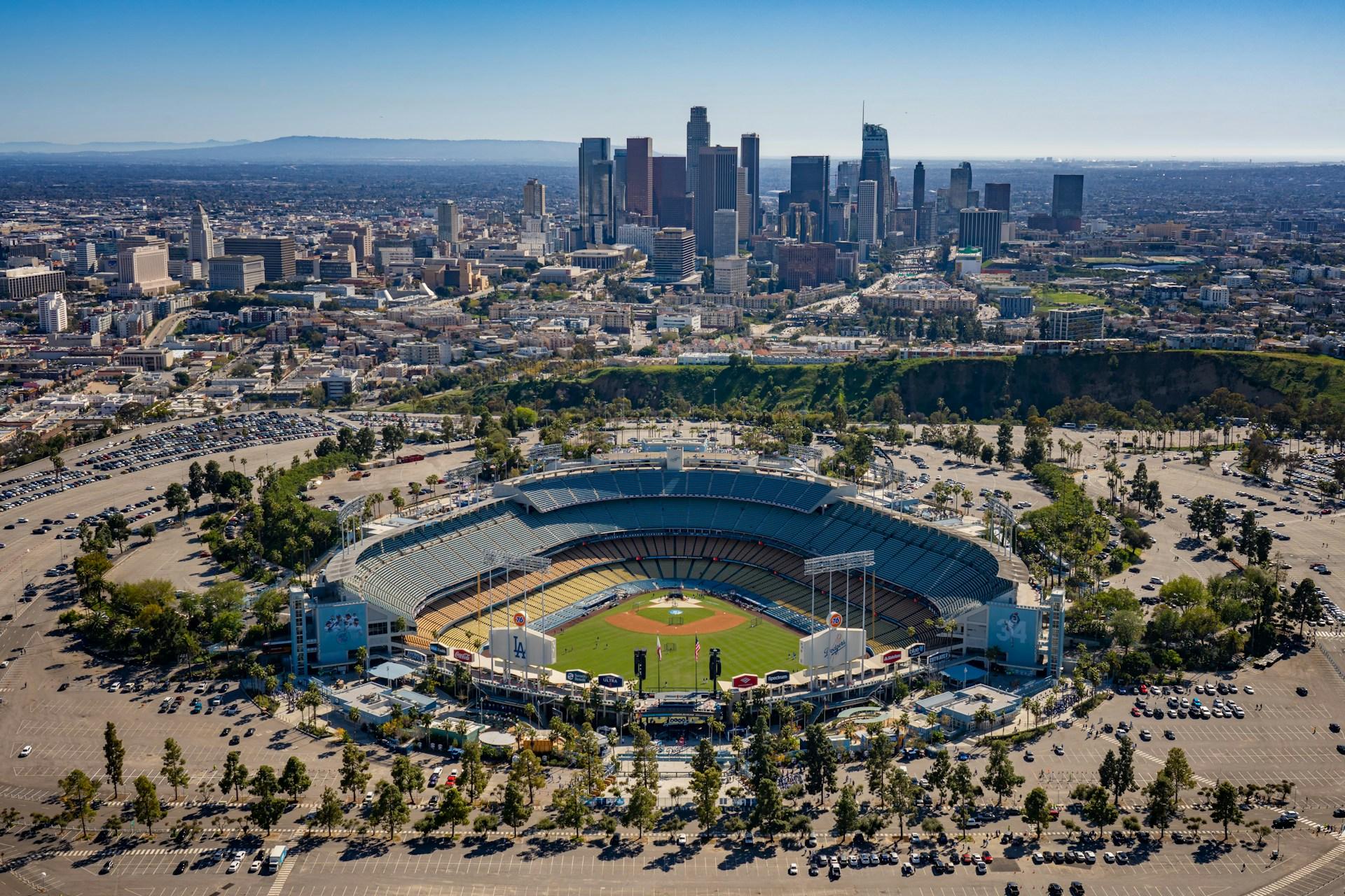 Voyage de baseball et football à Los Angeles